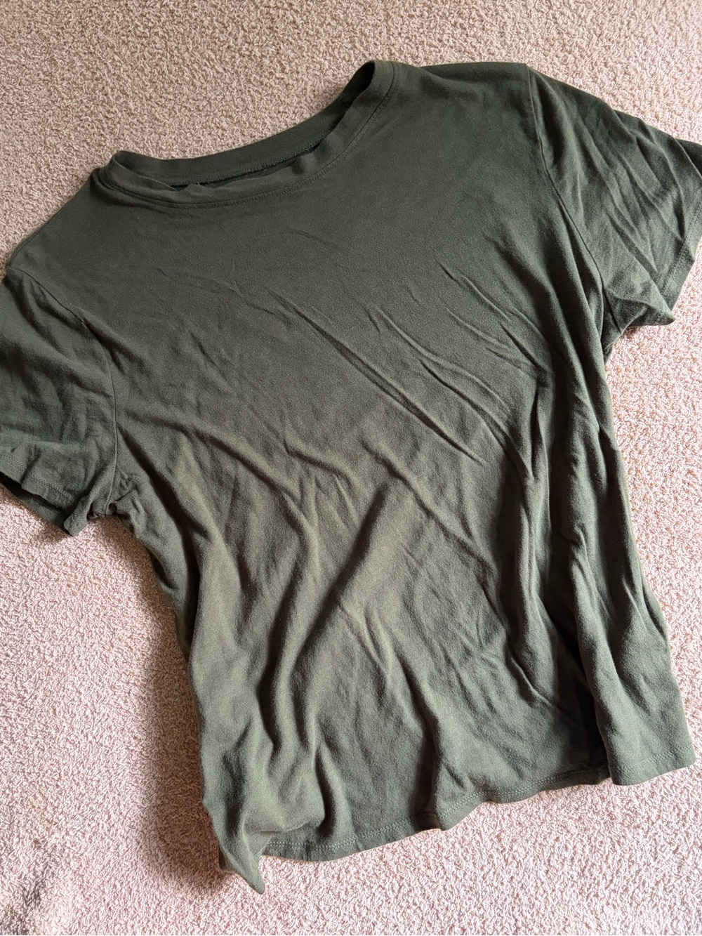 a new day Olive Green Short Sleeve Crewneck Tee